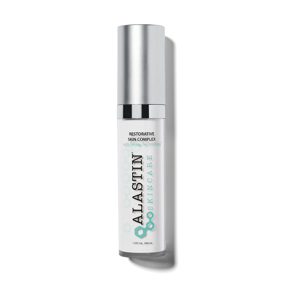 <h2><span style="font-size: 12px"><strong>Benefits of Restorative Skin Complex</strong></span></h2><ul><li style="color: rgb(30, 30, 30)"><p><span style="font-size: 12px"><strong>Improves</strong> the appearance of <strong>fine lines and wrinkles</strong>.</span></p></li><li style="color: rgb(30, 30, 30)"><p><span style="font-size: 12px">Includes L-Ornithine and Hexapeptide 38 to help <strong>restore volume to thinning skin</strong> and to <strong>improve elasticity</strong>.</span></p></li><li style="color: rgb(30, 30, 30)"><p><span style="font-size: 12px">Helps <strong>protect skin from further damage</strong> with potent antioxidants and </span><a target="_blank" rel="noopener noreferrer nofollow" href="https://alastin.com/blogs/intheglow/5-tips-for-how-to-improve-skin-elasticity"><span style="font-size: 12px">helps support the look of skin elasticity</span></a><span style="font-size: 12px">.</span></p></li><li style="color: rgb(30, 30, 30)"><p><span style="font-size: 12px">Targets <strong>dullness and uneven skin tone</strong>.</span></p></li><li style="color: rgb(30, 30, 30)"><p><span style="font-size: 12px">Includes TriHex Technology® to support the production of <strong>new, healthy elastin and collagen</strong>.</span></p><p></p></li></ul>