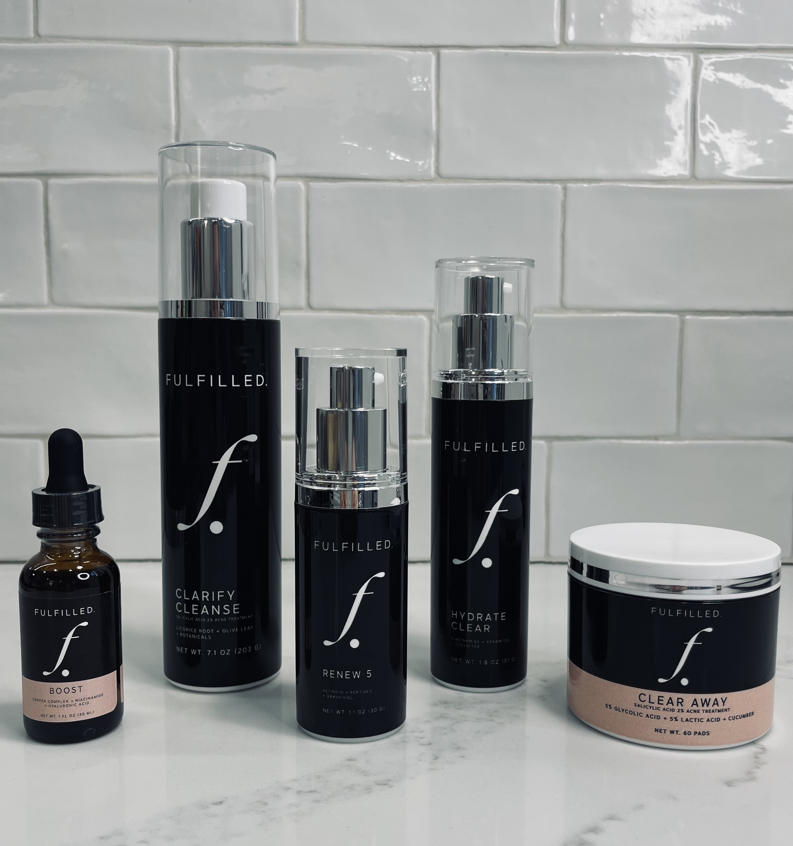 <p><span style="color: rgb(0, 0, 0); font-size: 15px">A complete, medical-grade regimen designed to clear acne&nbsp;and restore clarity—ideal for moderate to severe acne-prone skin. This targeted system includes: Clarify Cleanse., Retinol Gel Complex., Hydrate Clear., Boost Serum., and Clear Away Pads.</span></p><p><span style="color: rgb(0, 0, 0); font-size: 15px">Clinically formulated to treat active breakouts and prevent future flare-ups, each product works synergistically beneath the skin’s surface to unclog pores, reduce inflammation, and rebalance oil production. With consistent use, expect a visibly clearer, calmer, and more resilient complexion.</span></p>